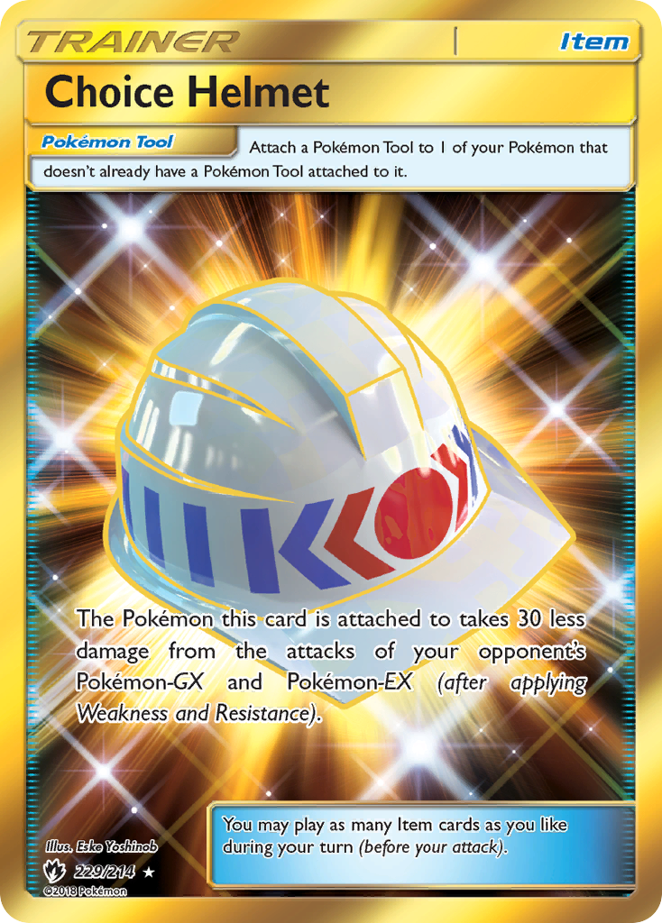 Choice Helmet (229/214) [Sun & Moon: Lost Thunder] | Odin's Place