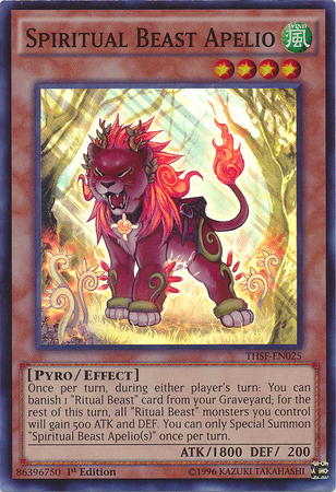Spiritual Beast Apelio [THSF-EN025] Super Rare | Odin's Place