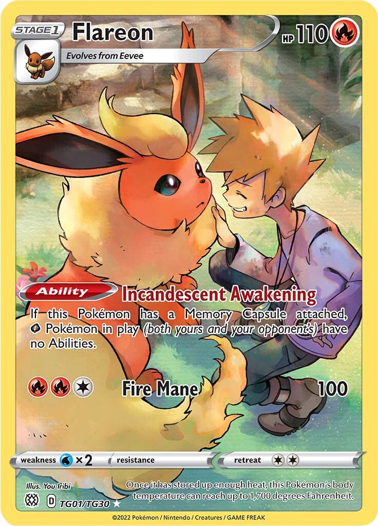 Flareon (TG01/TG30) [Sword & Shield: Brilliant Stars] | Odin's Place