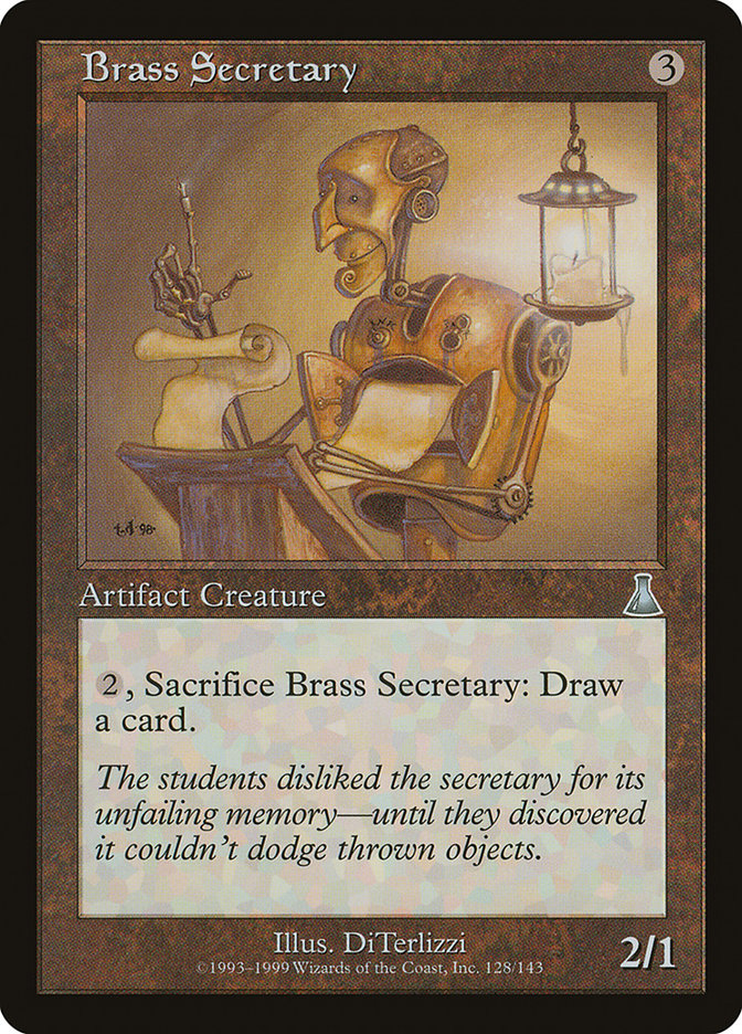 Brass Secretary (128) [Urza's Destiny] | Odin's Place