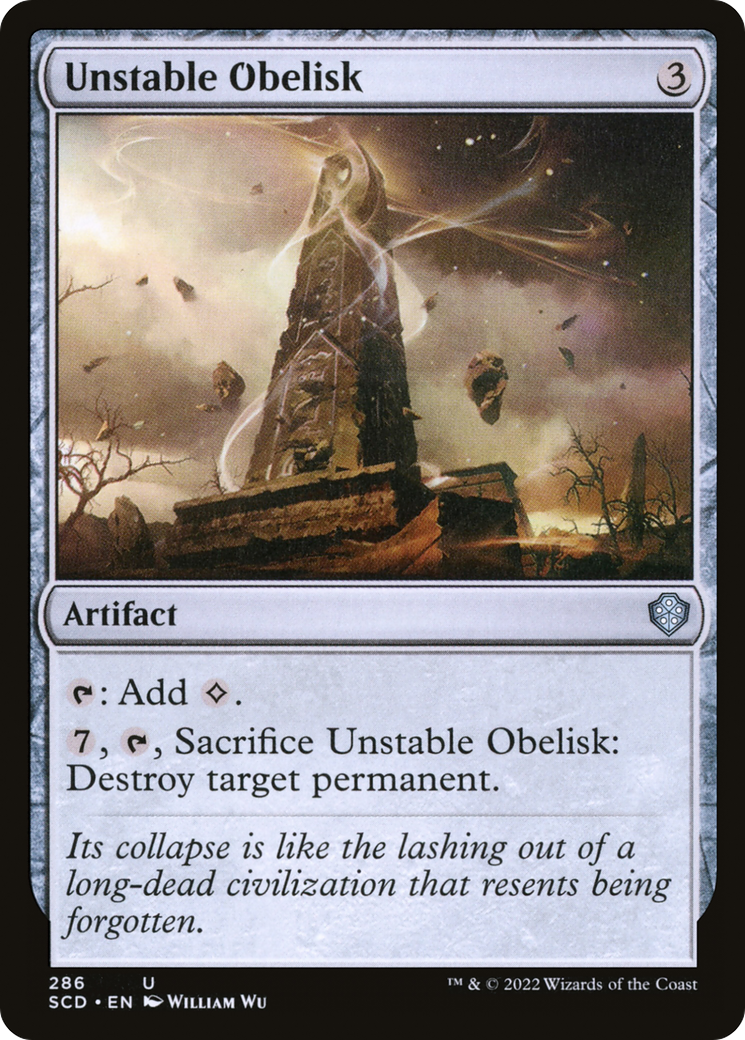 Unstable Obelisk [Starter Commander Decks] | Odin's Place