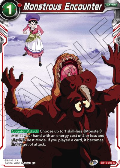 Monstrous Encounter (BT15-026) [Saiyan Showdown] | Odin's Place