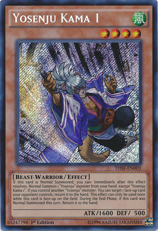 Yosenju Kama 1 [THSF-EN003] Secret Rare | Odin's Place