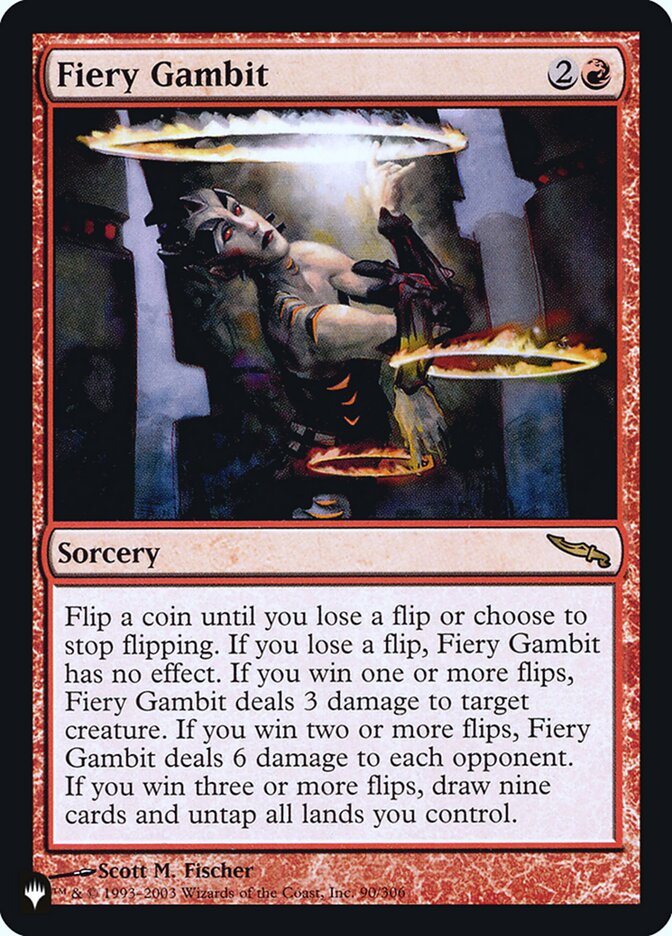 Fiery Gambit [Secret Lair: Heads I Win, Tails You Lose] | Odin's Place