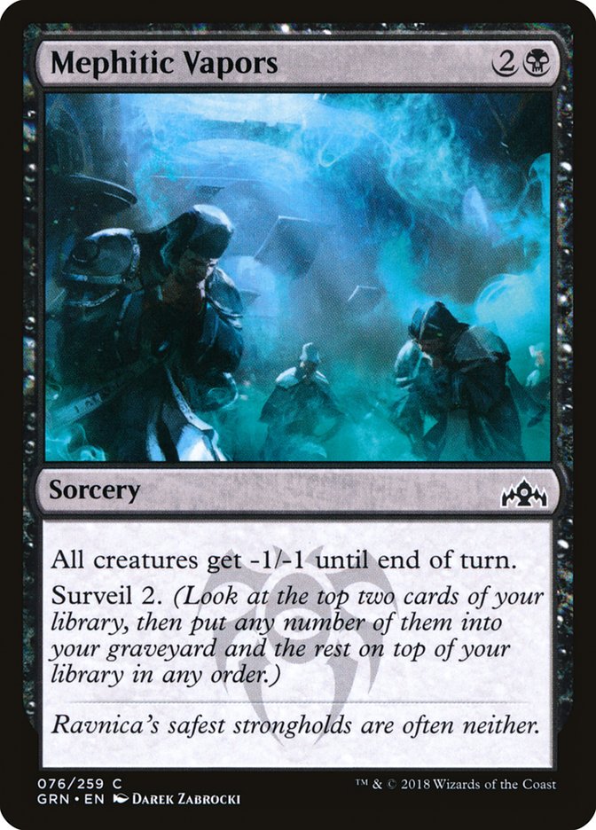 Mephitic Vapors (76) [Guilds of Ravnica] | Odin's Place