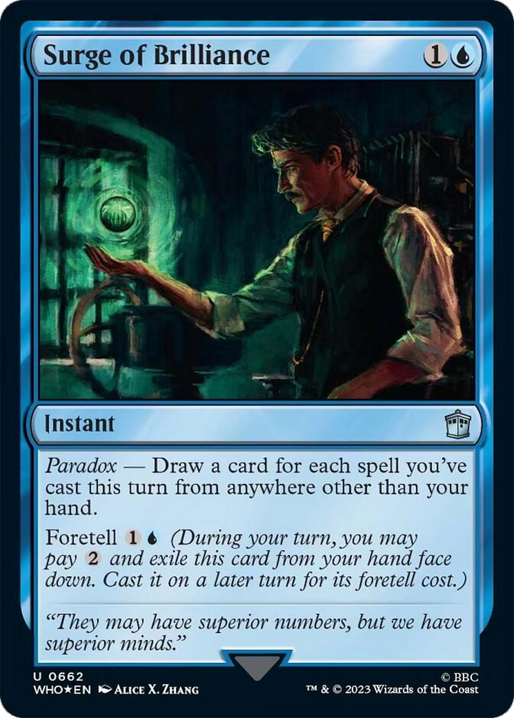 Surge of Brilliance (Surge Foil) [Doctor Who] | Odin's Place