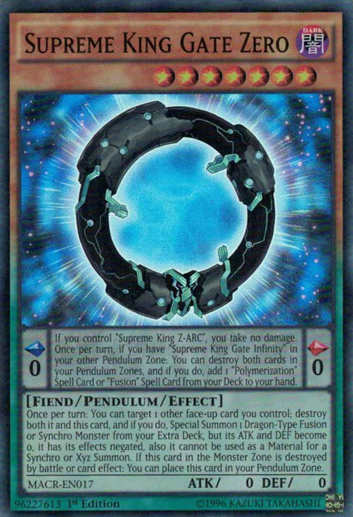 Supreme King Gate Zero [MACR-EN017] Super Rare | Odin's Place