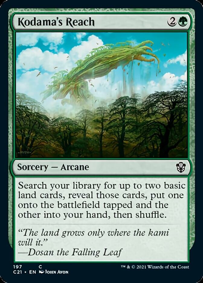 Kodama's Reach [Commander 2021] | Odin's Place