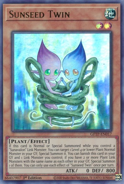 Sunseed Twin [GFTP-EN017] Ultra Rare | Odin's Place