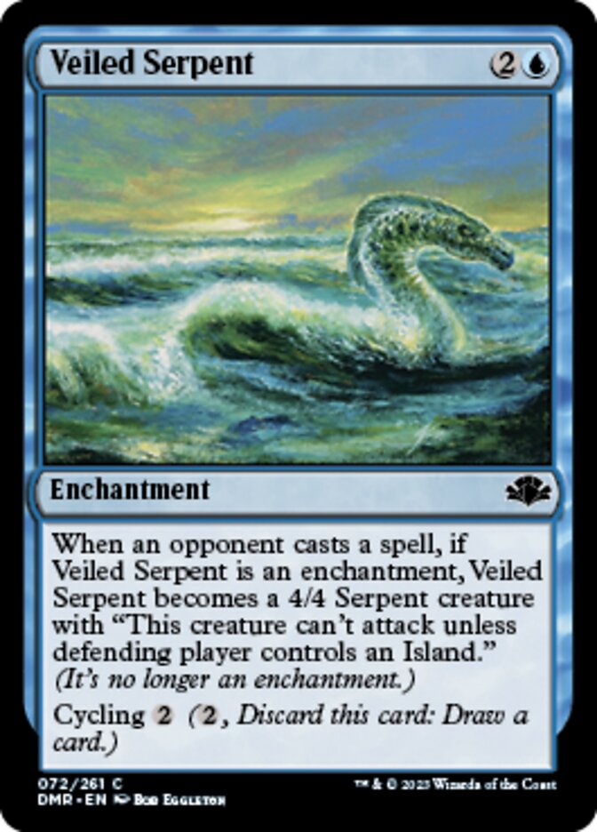 Veiled Serpent [Dominaria Remastered] | Odin's Place