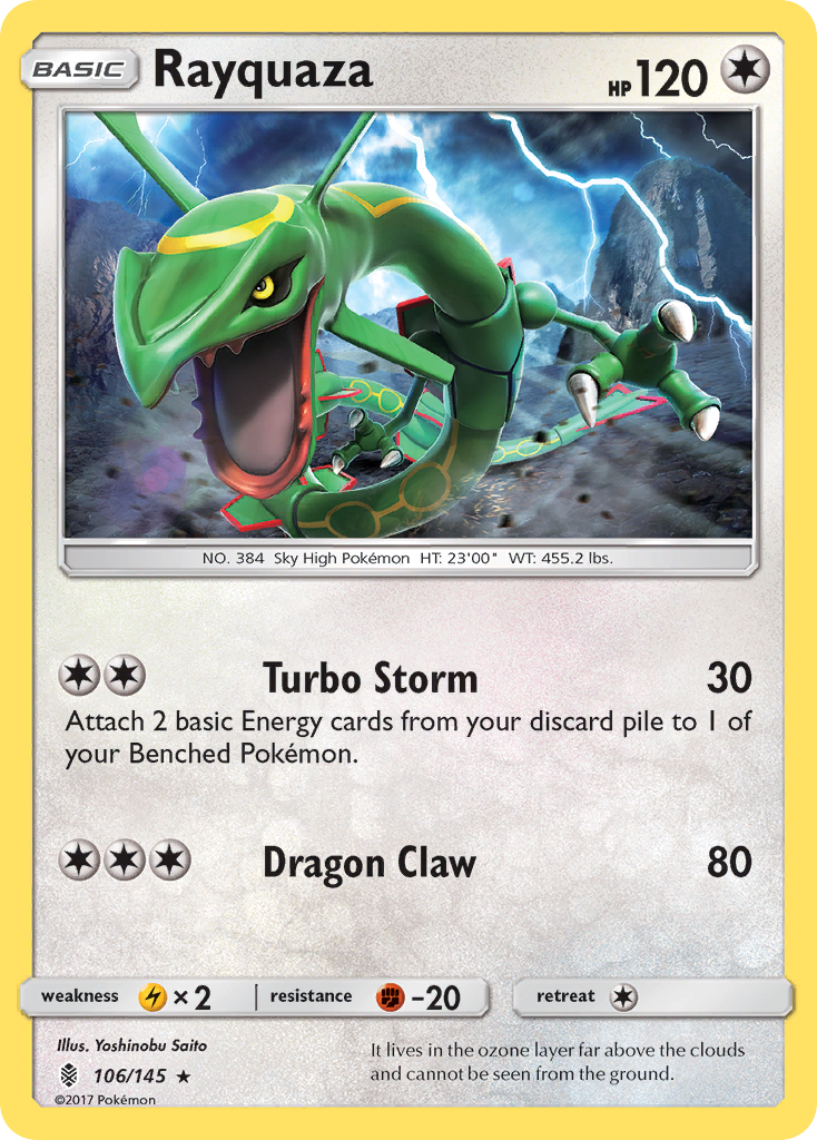 Rayquaza (106/145) [Sun & Moon: Guardians Rising] | Odin's Place