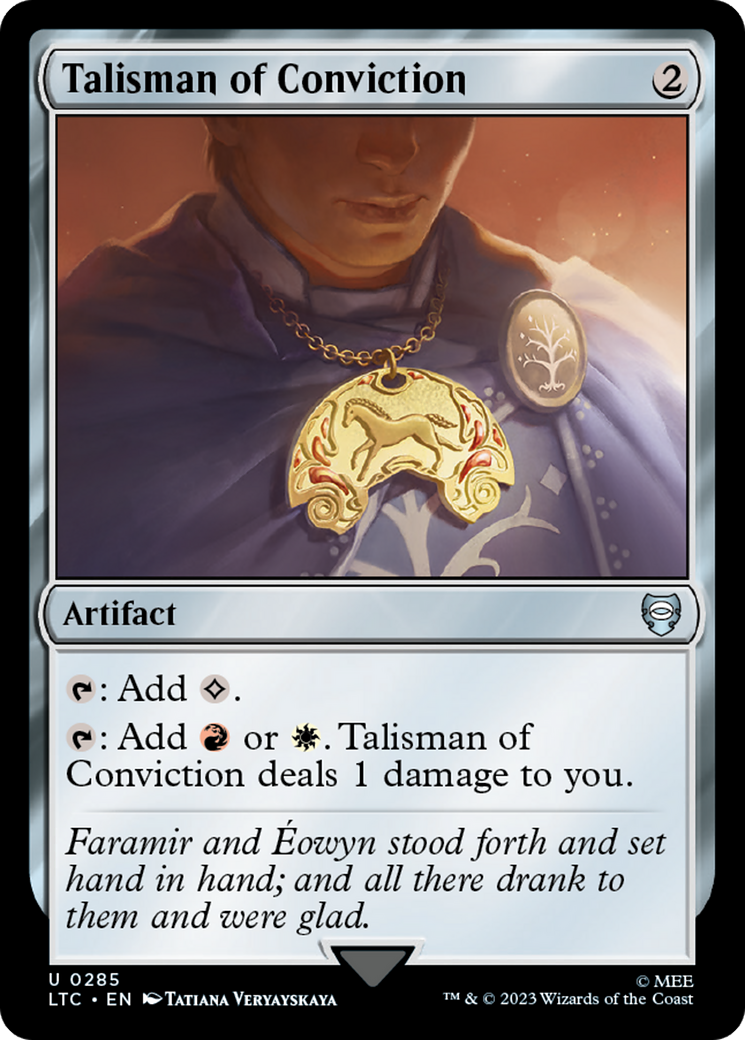 Talisman of Conviction [The Lord of the Rings: Tales of Middle-Earth Commander] | Odin's Place