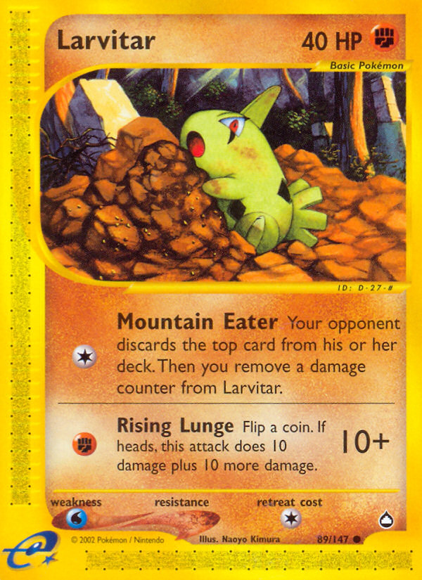 Larvitar (89/147) [Aquapolis] | Odin's Place