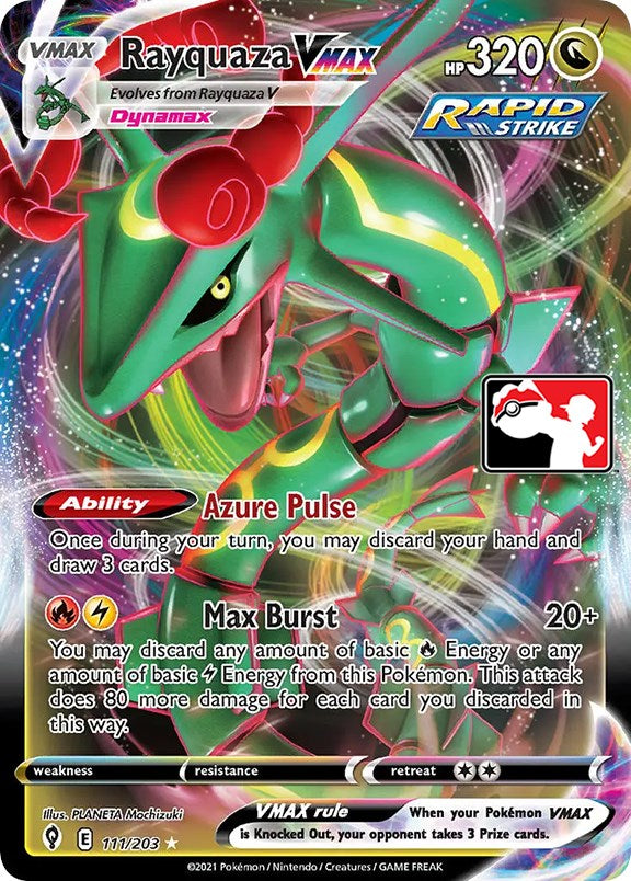 Rayquaza VMAX (111/203) [Prize Pack Series One] | Odin's Place