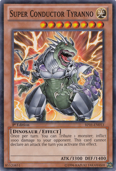 Super Conductor Tyranno [BP01-EN013] Starfoil Rare | Odin's Place
