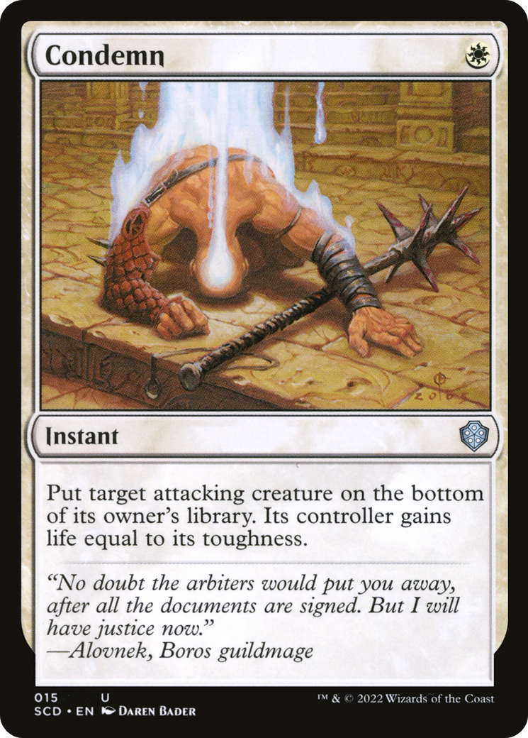 Condemn [Starter Commander Decks] | Odin's Place