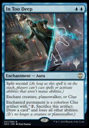 In Too Deep (Promo Pack) [Streets of New Capenna Commander Promos] | Odin's Place