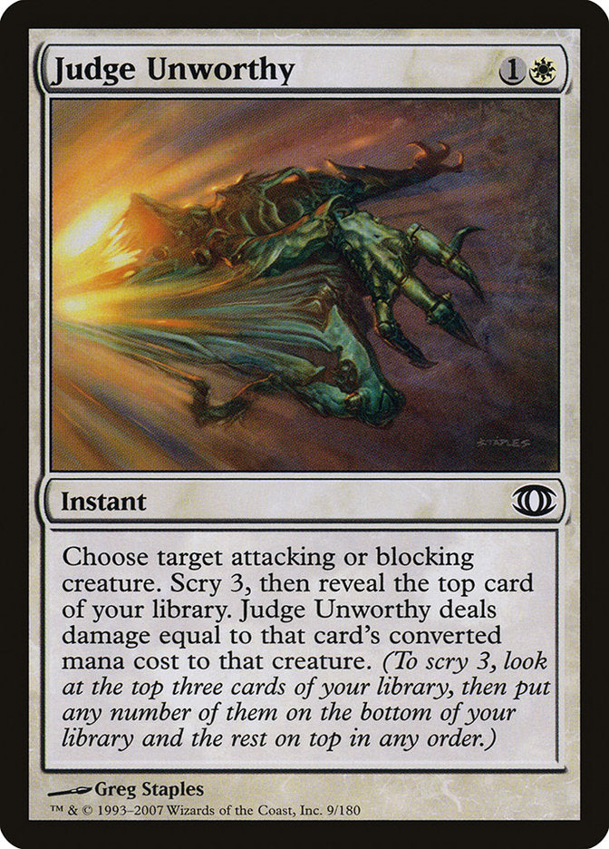 Judge Unworthy (9) [Future Sight] | Odin's Place
