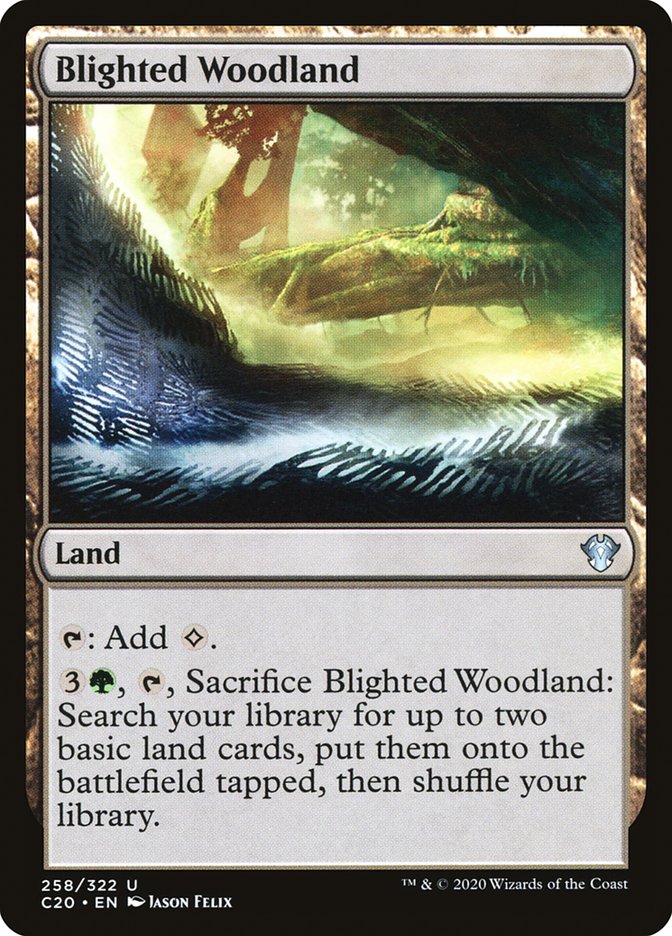 Blighted Woodland [Commander 2020] | Odin's Place