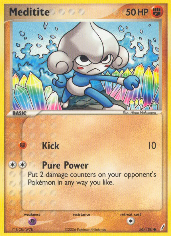 Meditite (56/100) [EX: Crystal Guardians] | Odin's Place