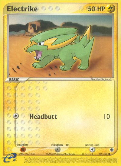 Electrike (52/109) [EX: Ruby & Sapphire] | Odin's Place
