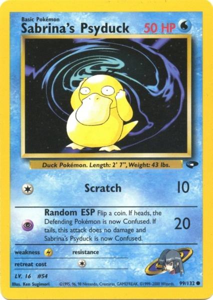 Sabrina's Psyduck (99/132) [Gym Challenge Unlimited] | Odin's Place