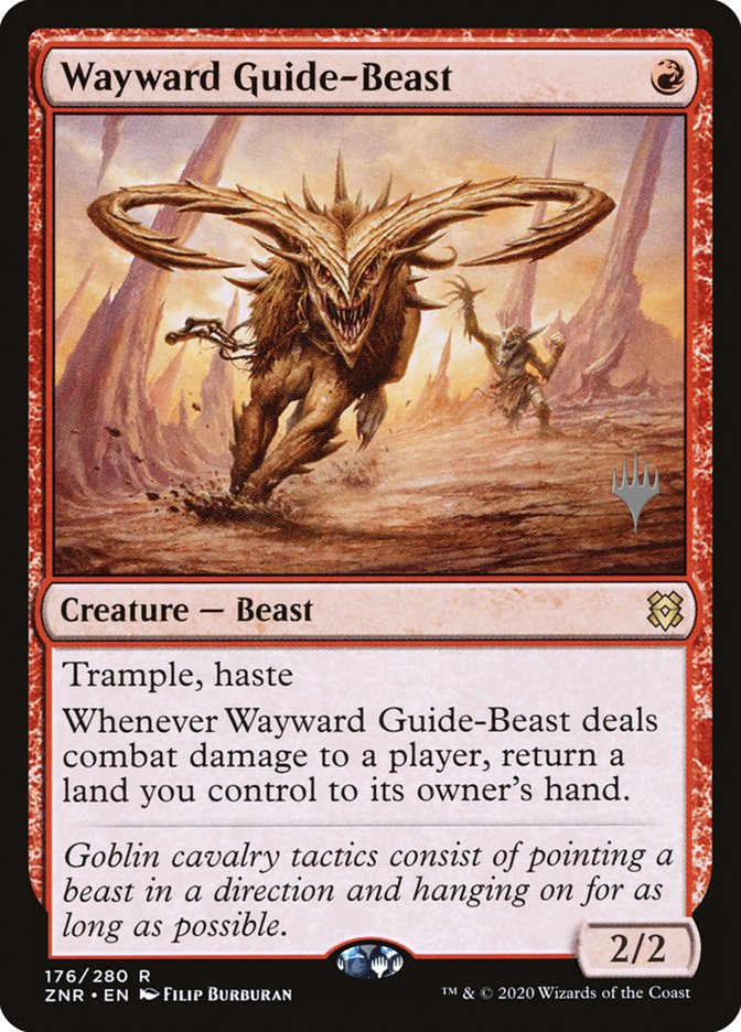 Wayward Guide-Beast (Promo Pack) [Zendikar Rising Promos] | Odin's Place