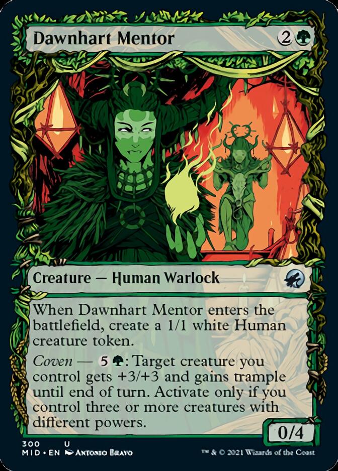Dawnhart Mentor (Showcase Equinox) [Innistrad: Midnight Hunt] | Odin's Place