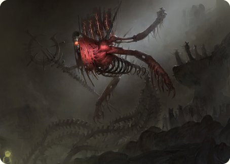 Drivnod, Carnage Dominus Art Card [Phyrexia: All Will Be One Art Series] | Odin's Place