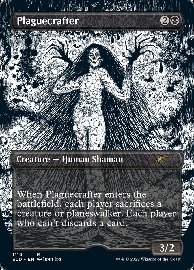 Plaguecrafter (Borderless Etched Foil) [Secret Lair Drop Series] | Odin's Place