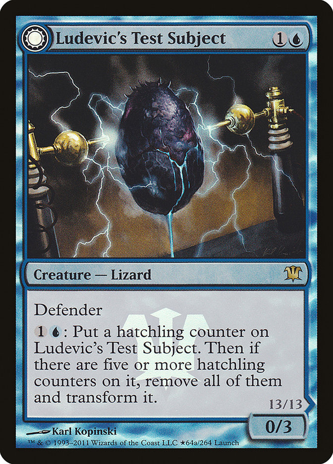 Ludevic's Test Subject // Ludevic's Abomination (Launch) [Innistrad Prerelease Promos] | Odin's Place