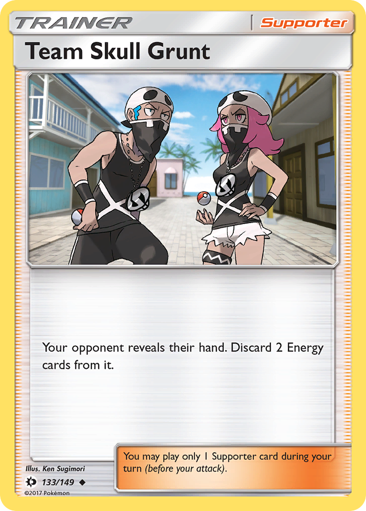 Team Skull Grunt (133/149) [Sun & Moon: Base Set] | Odin's Place