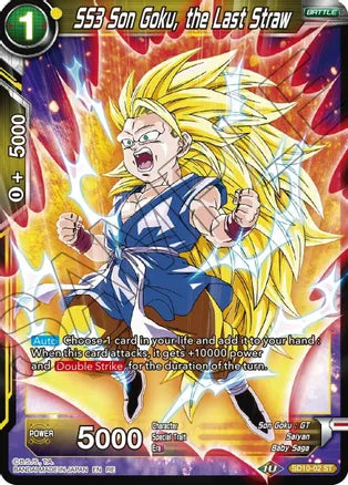 SS3 Son Goku, the Last Straw (SD10-02) [Mythic Booster] | Odin's Place