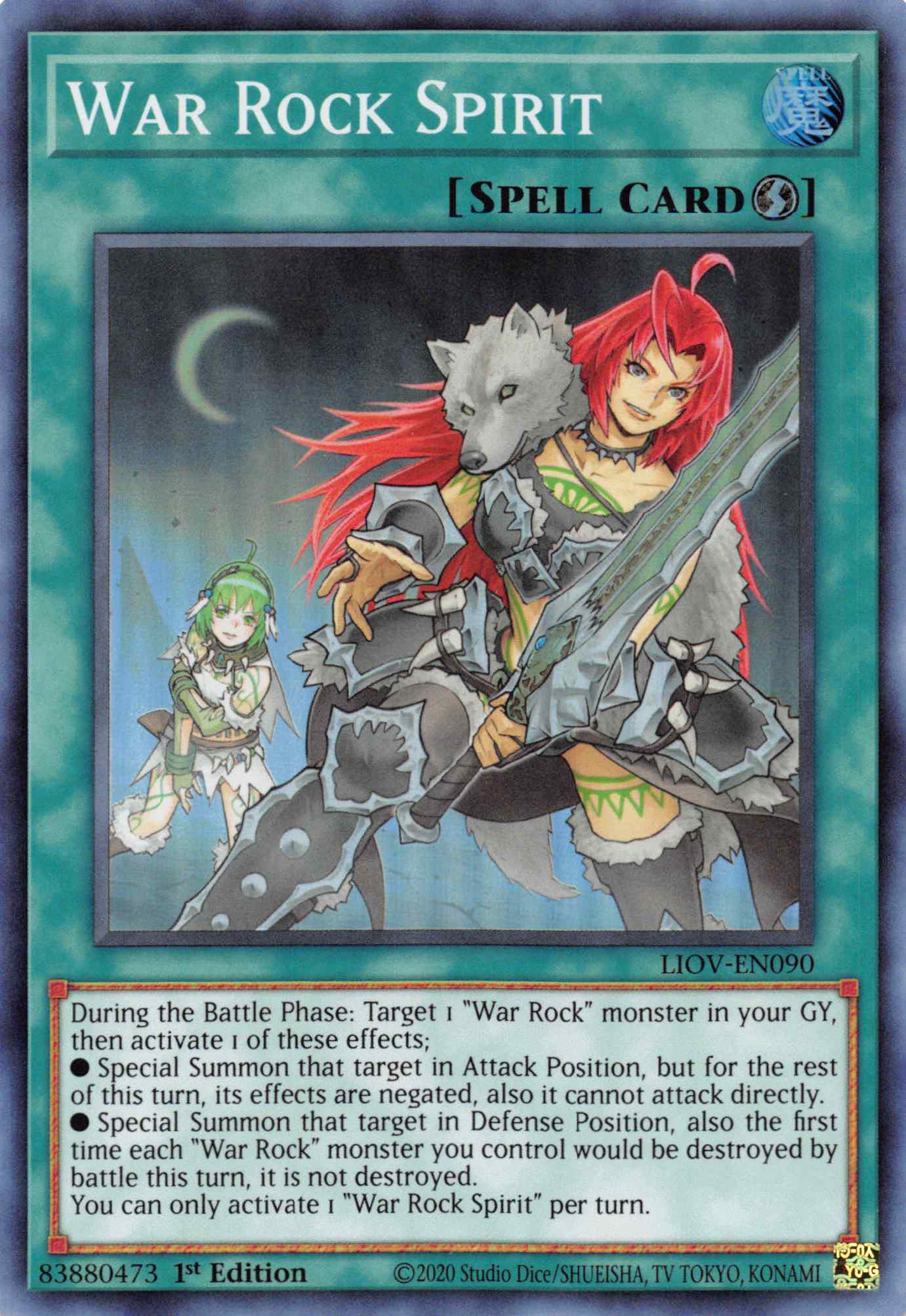 War Rock Spirit [LIOV-EN090] Super Rare | Odin's Place