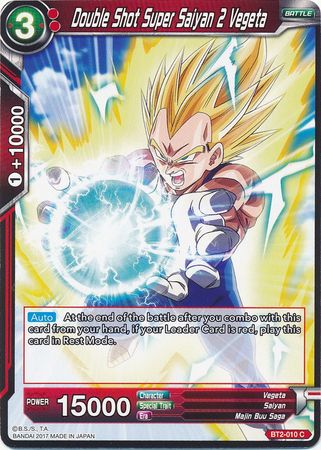 Double Shot Super Saiyan 2 Vegeta (BT2-010) [Union Force] | Odin's Place