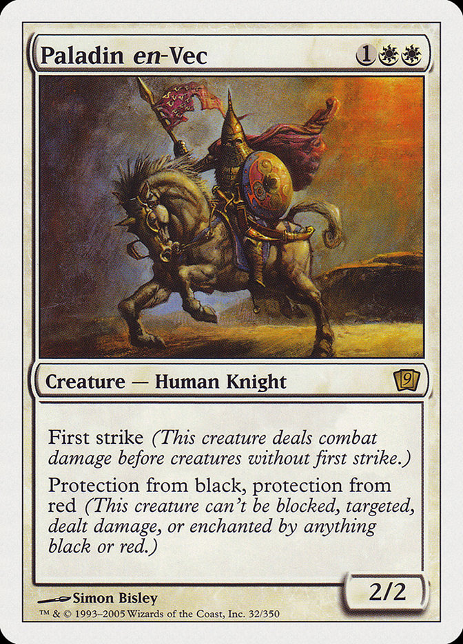 Paladin en-Vec (9th Edition) [Oversize Cards] | Odin's Place