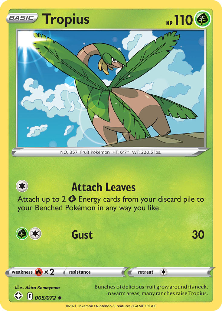 Tropius (005/072) [Sword & Shield: Shining Fates] | Odin's Place
