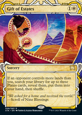 Gift of Estates (Foil Etched) [Strixhaven: School of Mages Mystical Archive] | Odin's Place