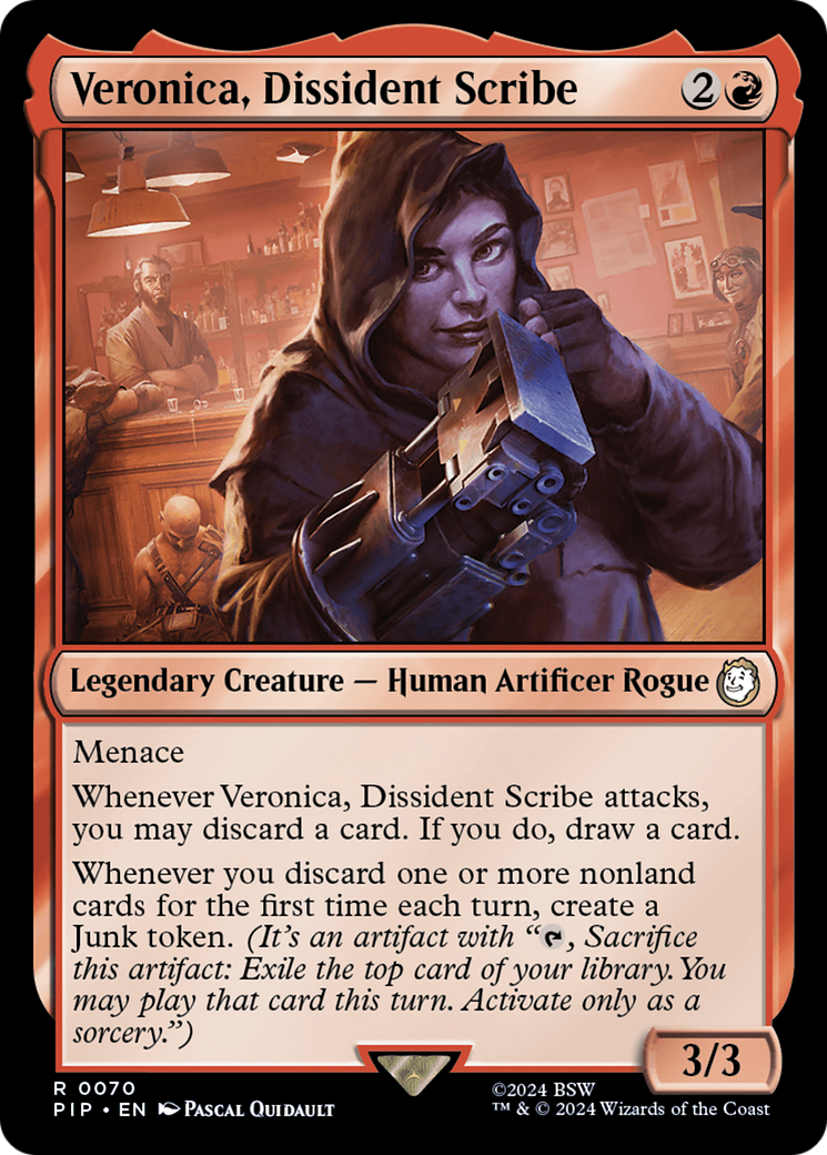 Veronica, Dissident Scribe [Fallout] | Odin's Place