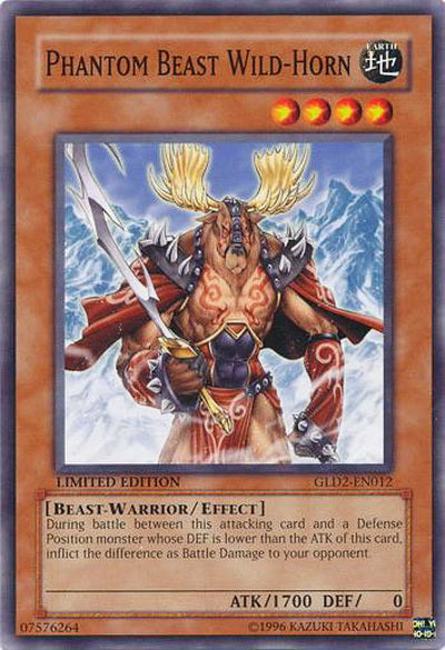 Phantom Beast Wild-Horn [GLD2-EN012] Common | Odin's Place