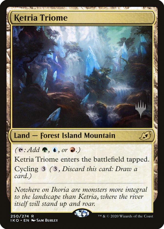 Ketria Triome (Promo Pack) [Ikoria: Lair of Behemoths Promos] | Odin's Place