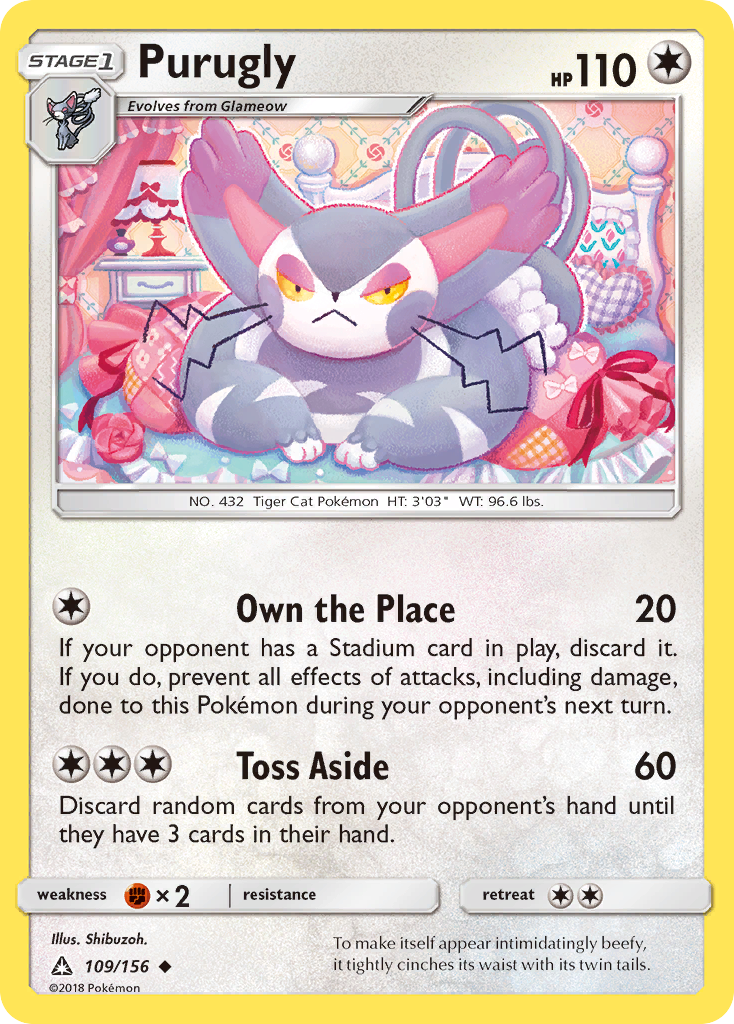 Purugly (109/156) [Sun & Moon: Ultra Prism] | Odin's Place