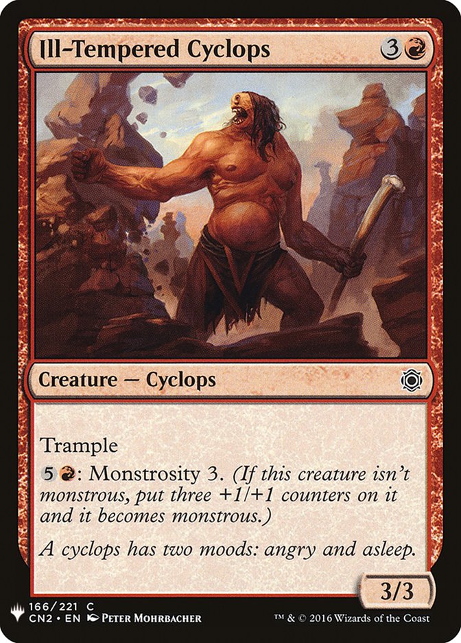 Ill-Tempered Cyclops [Mystery Booster] | Odin's Place