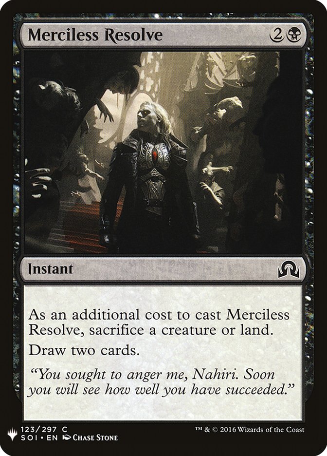Merciless Resolve [Mystery Booster] | Odin's Place