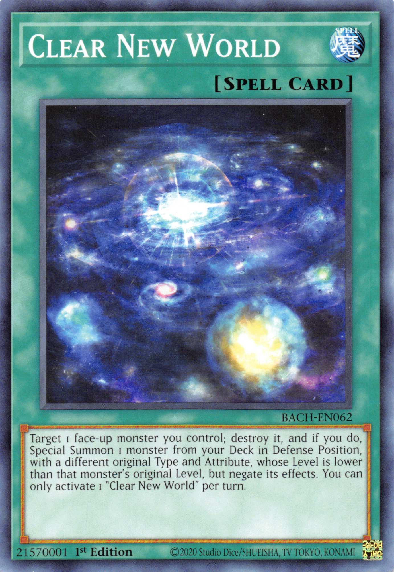 Clear New World [BACH-EN062] Common | Odin's Place