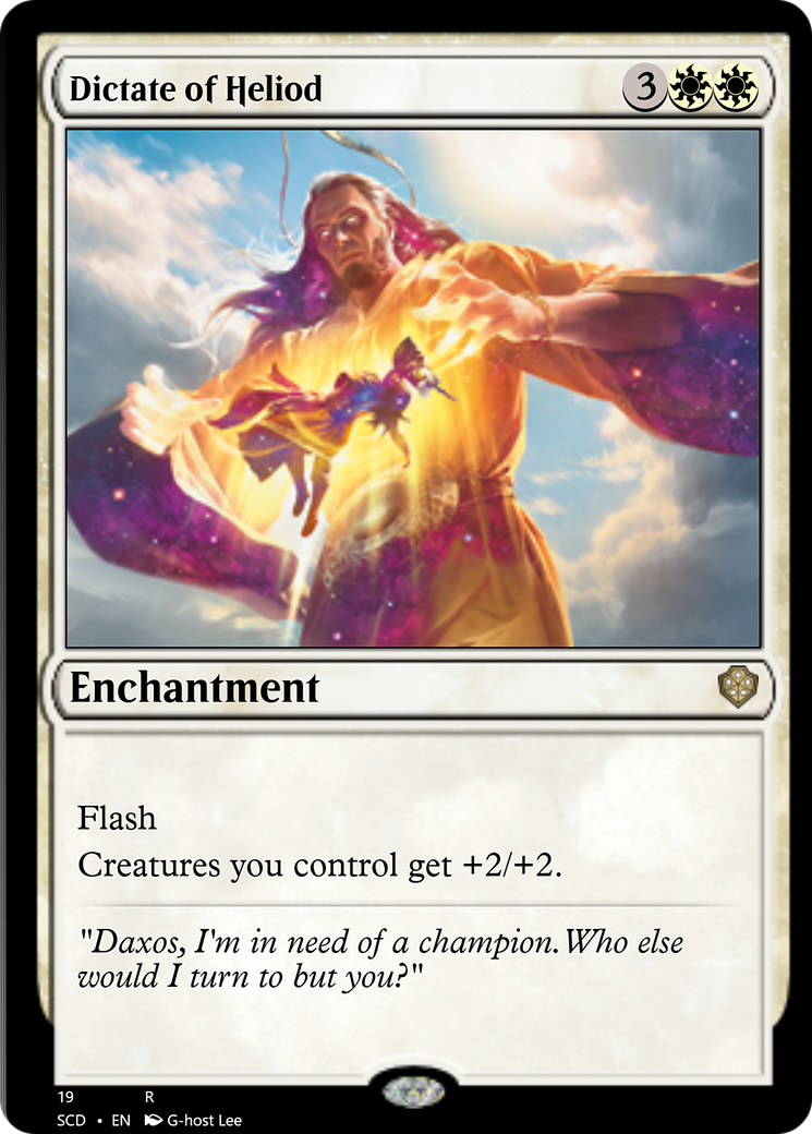 Dictate of Heliod [Starter Commander Decks] | Odin's Place