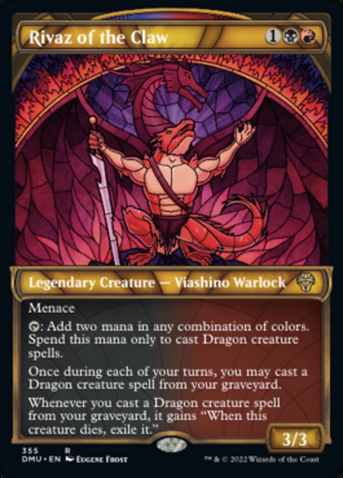 Rivaz of the Claw (Showcase Textured) [Dominaria United] | Odin's Place