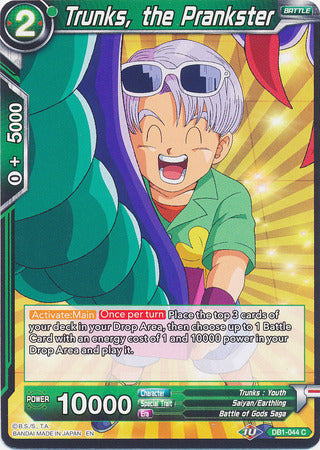 Trunks, the Prankster (DB1-044) [Dragon Brawl] | Odin's Place