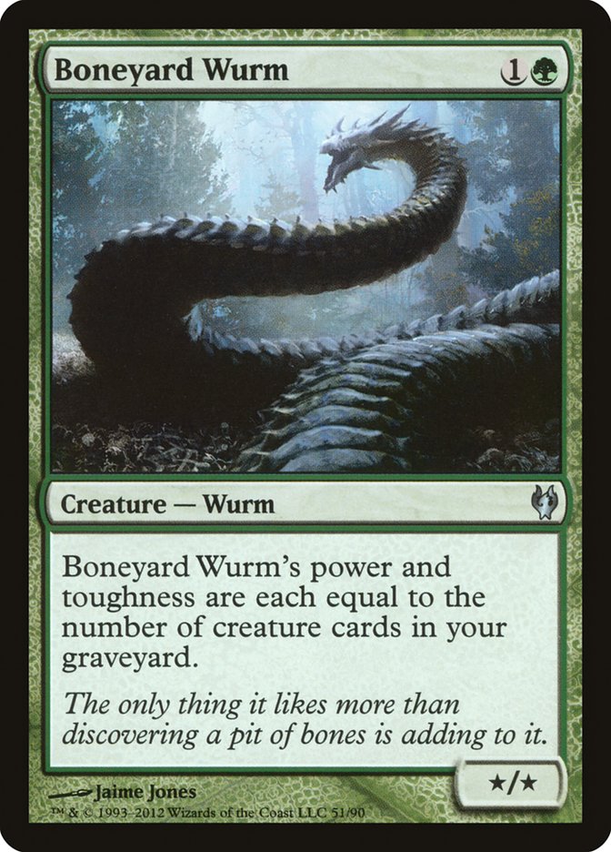 Boneyard Wurm (51) [Duel Decks: Izzet vs. Golgari] | Odin's Place
