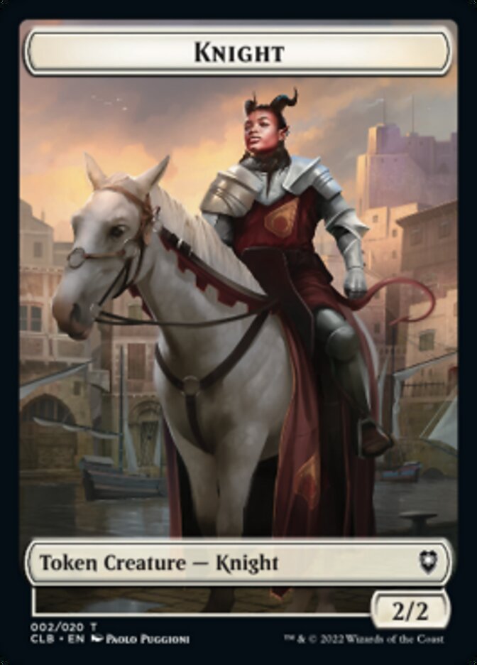Knight Token [Commander Legends: Battle for Baldur's Gate Tokens] | Odin's Place